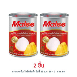 มาลี เงาะไส้สับปะรดในน้ำเชื่อม 20 ออนซ์ (565 กรัม) - มาลี, อาหารกระป๋อง