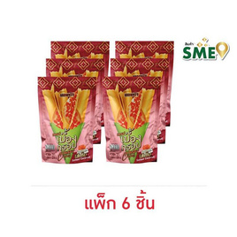 บราวโว เครปเบื้องกรอบไส้เค็ม 20 กรัม (แพ็ก 6 ชิ้น) - บราวโว, สินค้ามาใหม่