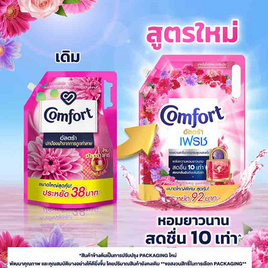 คอมฟอร์ท น้ำยาปรับผ้านุ่ม สูตรเข้มข้นพิเศษ อัลตร้า ฟลอรัล เฟรช สีชมพู 2100 มล. - Comfort, เมื่อซื้อสินค้ายูนิลีเวอร์ที่ร่วมรายการครบ 399 บาท กรอกโค้ดรับส่วนลดเพิ่ม