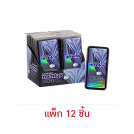เมนทอส ลูกอมชูการ์ฟรีสตรองมินต์ 21 กรัม (แพ็ก 12 ชิ้น) - เมนทอส, Mentos