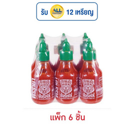 เสือร้องไห้ ซอสพริกศรีราชา 220 กรัม (แพ็ก 6 ชิ้น) - เสือร้องไห้, ซอสมะเขือเทศแท้เข้มข้น/ซอสพริก