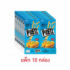 กูลิโกะเพรทซ์ คอร์น 22 กรัม (แพ็ก 10 กล่อง) - Glico, เวเฟอร์/เค้ก/พาย