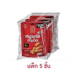 เจ้าสัว หมูแท่งกรอบรสฮอทแอนด์สไปซี่ 22 กรัม (แพ็ก 5 ชิ้น) - เจ้าสัว