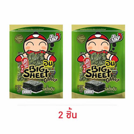 เถ้าแก่น้อย สาหร่ายอบบิ๊กชีทไจแอนท์รสดั้งเดิม 24 กรัม - เถ้าแก่น้อย, ขนมขบเคี้ยว และช็อคโกแลต