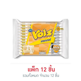 วอยซ์ แครกเกอร์ รสนม 24 กรัม (แพ็ก 12 ชิ้น) - Voiz, ครีมมี่บัตเตอร์