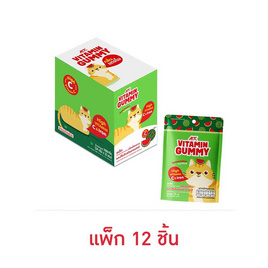 เอ็มเค กัมมี่วิตามินกลิ่นแตงโม 24 กรัม (แพ็ก 12 ชิ้น) - MK Restaurant, เยลลี่/มาร์ชแมลโลว์