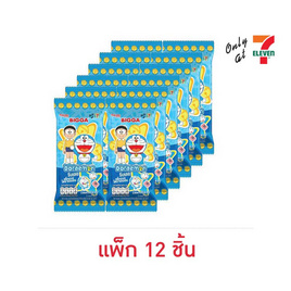 บิ๊กก้า เวเฟอร์รสช็อกโกแลต พร้อมสติ๊กเกอร์โดราเอมอน 24 กรัม (แพ็ก 12 ชิ้น) - บิ๊กก้า, เวเฟอร์/เค้ก/พาย