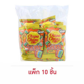 จูปาจุ๊ปส์ เยลลี่ซาวส์ไบท์ 24.2 กรัม (แพ็ก 10 ชิ้น) - Chupa Chups, ลูกอม