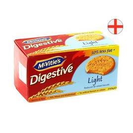 แมคไวตี้ส์ ไลท์ บิสกิตข้าวสาลี ไม่มีโคเลสเตอรอล 250 กรัม - McVitie's, McVitie's