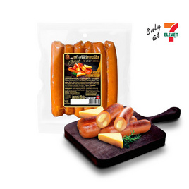 บุชเชอร์ ไส้กรอกแฟรงค์เฟิร์ตเตอร์ชีส 250 กรัม - BUCHER, ไส้กรอก โบโลน่า กุนเชียง แฮม