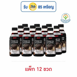ยูซีซี โตเกียวคัปป้าริชแบล็ค โนชูการ์ 250 มล. (แพ็ก 12 ขวด) - UCC, เครื่องดื่มและผงชงดื่ม