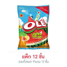 โอเล่ ลูกอมกลิ่นแตงโมเลโมเน็ด 25 กรัม (แพ็ก 12 ถุง) - โอเล่, ขนมขบเคี้ยวและช็อกโกแลต