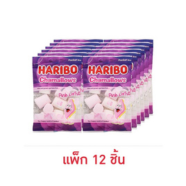 ฮาริโบ้ มาร์ชแมลโลชาร์มาโลว์พิงค์&ไวท์ 25 กรัม (แพ็ก 12 ชิ้น) - ฮาริโบ้, ขนมขบเคี้ยว และช็อคโกแลต