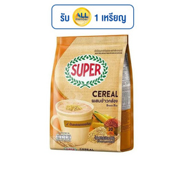 ซุปเปอร์ซีเรียลผสมข้าวกล้อง 25 กรัม แพ็ก 20 ซอง - ซุปเปอร์กาแฟ, ขนมขบเคี้ยว และช็อคโกแลต