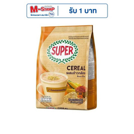 ซุปเปอร์ซีเรียลผสมข้าวกล้อง 25 กรัม แพ็ก 20 ซอง - ซุปเปอร์กาแฟ, ซีเรียล