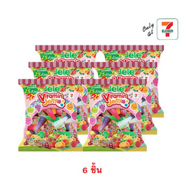 เจเล่เยลลี่ วิตามินกลิ่นผลไม้รวมรุ่น25แถม2ถ้วย 540 กรัม - Jele, ขนมขบเคี้ยว และช็อคโกแลต