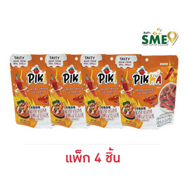 พิกก้า พริกทอดกรอบรสต้มยำ 25 กรัม (แพ็ก 4 ชิ้น) - พิกก้า, ผลไม้อบแห้ง