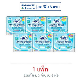 โซฟี คูลลิ่งเฟรช แอ็กทิฟสลิม 25ซม. (ห่อละ 5 ชิ้น) - Sofy, ของใช้ส่วนตัว และเครื่องสำอางกันน้ำ