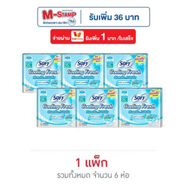 โซฟี คูลลิ่งเฟรช แอ็กทิฟสลิม 25ซม. (ห่อละ 5 ชิ้น) - Sofy, ผ้าอนามัย/แผ่นอนามัย