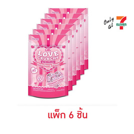 โอเค กัมมี่เลิฟครั้นช์ชี่ 25 กรัม (กล่อง 6 ชิ้น) - โอเค, สินค้าใหม่ขนมขบเคี้ยว และช็อคโกแลต