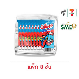เฮ้โบร๋วว เจลลี่ผสมบุกสตรอเบอร์รี่และบลูเบอร์รี่ 25 กรัม (แพ็ก 8 ชิ้น) - เฮ้โบร๋วว