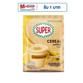ซุปเปอร์ ซีเรียล เครื่องดื่มธัญญาหารปรุงสำเร็จชนิดผง รสออริจินัล (25 กรัม x 20 ซอง) - ซุปเปอร์กาแฟ, ผงชงดื่มเพื่อสุขภาพ