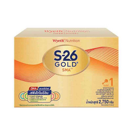 นมผงเอส26 โกลด์เอสเอ็มเอ สูตร 1 2,750 กรัม - S-26, นมผงสูตรโกลด์