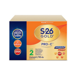 นมผงเอส26 โกลด์ โปร-ซี 2 2750 กรัม - S-26, แม่และเด็ก