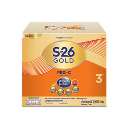 นมผงเอส26 โกลด์ โปร-ซี 3 1650 กรัม - S-26, แม่และเด็ก