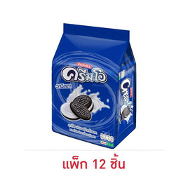 ครีมโอ คุกกี้แซนวิชรสช็อกโกแลตสอดไส้ครีมวานิลลา 27 กรัม (แพ็ก 12 ชิ้น) - ครีมโอ, คุกกี้/บิสกิต