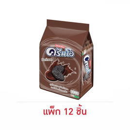 ครีมโอ คุกกี้แซนวิชรสช็อกโกแลตสอดไส้ครีมช็อกโกแลต 27 กรัม (แพ็ก 12 ชิ้น) - ครีมโอ, บิสกิต