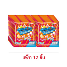 ไดนาไมท์ชิวส์ ลูกอมเคี้ยวหนึบพีชลิ้นจี่ 27 กรัม (แพ็ก 12 ชิ้น) - ไดนาไมท์, สินค้าใหม่ขนมขบเคี้ยว และช็อคโกแลต