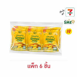 วี ฟาร์ม ตะกร้า ฟักทองกรอบ 27 กรัม (แพ็ก 6 ชิ้น) - วี ฟาร์ม ตะกร้า, ผลไม้อบแห้ง