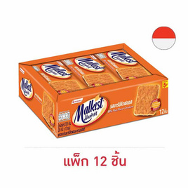 มอลคิสท์ แครกเกอร์รสบาร์บีคิวฟลอส 28 กรัม (แพ็ก 12 ชิ้น) - มอลคิสท์, ขนมขบเคี้ยว และช็อคโกแลต