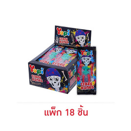 ยูปี้ เยลลี่เครซี่โบนส์ 28 กรัม (แพ็ก 18 ชิ้น) - ยูปี้, เยลลี่/มาร์ชแมลโลว์