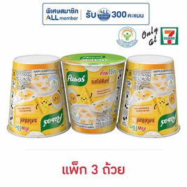 คนอร์คัพ โจ๊กถ้วย รสไข่ชีสซี่ 28 กรัม (แพ็ก 3 ถ้วย) - คนอร์, คนอร์