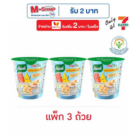 คนอร์คัพโจ๊กถ้วย รสคาโบนาร่าชีสเบคอน 28 กรัม (แพ็ก 3 ถ้วย) - คนอร์, ซุปกึ่งสำเร็จรูป