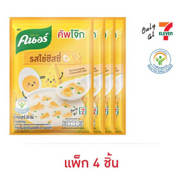 คนอร์คัพโจ๊กซอง รสไข่ชีสซี่ 28 กรัม (แพ็ก 4 ซอง) - คนอร์, ซุปกึ่งสำเร็จรูป