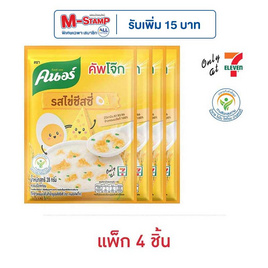 คนอร์คัพโจ๊กซอง รสไข่ชีสซี่ 28 กรัม (แพ็ก 4 ซอง) - คนอร์, ซุปกึ่งสำเร็จรูป