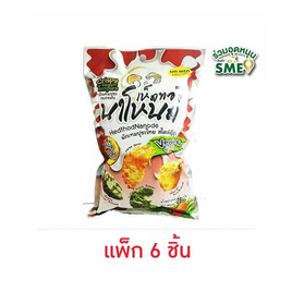 นาโหนด ผักเทมปุระรสสไปซี่ 28 กรัม (แพ็ก 6 ชิ้น) - นาโหนด, นาโหนด