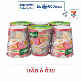คนอร์คัพโจ๊กถ้วย รสแฮม-ไข่ 28 กรัม (แพ็ก 6 ถ้วย) - คนอร์, ซุปกึ่งสำเร็จรูป
