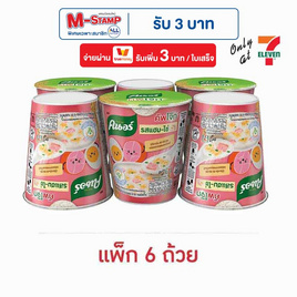 คนอร์คัพโจ๊กถ้วย รสแฮม-ไข่ 28 กรัม (แพ็ก 6 ถ้วย) - คนอร์, ซุปกึ่งสำเร็จรูป