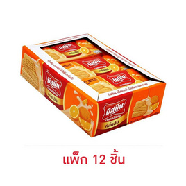 บิสชิน เวเฟอร์ไส้ครีมกลิ่นส้ม 29 กรัม (แพ็ก 12 ชิ้น) - บิสชิน, บิสชิน