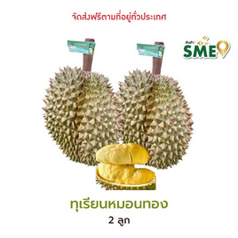 ทุเรียนหมอนทอง 2 ลูก สวนลุงเบิ้ม จ.นครนายก - สวนลุงเบิ้ม, อาหารสด ผัก ผลไม้และเบเกอรี่
