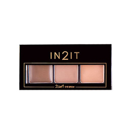 อินทูอิท 2 อิน 1 อายบราวน์ 2.5 กรัม ERC01 บราวน์ - IN2IT, ตกแต่งดวงตา