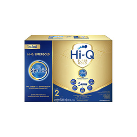 นมผงไฮคิว ซูเปอร์โกลด์ ซินไบโอโพรเทก สูตร2_2,850 กรัม - Hi-Q, นมผงสำหรับเด็กอายุ 1-3 ปี