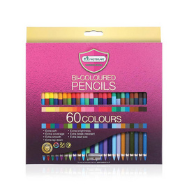 มาสเตอร์อาร์ต ดินสอสี 2หัว 60สี - Master Art, เครื่องเขียน/เครื่องใช้สำนักงาน