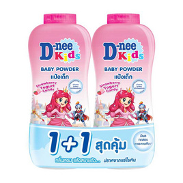 ดีนี่ คิดส์ แป้งเด็ก สีชมพู 300 กรัม แพ็กคู่ - D-nee, ผลิตภัณฑ์แป้งเด็ก