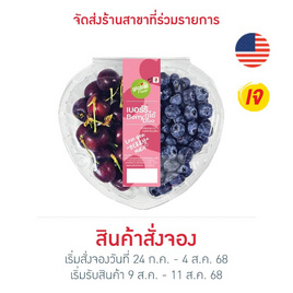 เบอร์รี่ดูโอ้ 300 กรัม(เชอร์รี่+บลูเบอร์รี่) - No Brands, ผักและผลไม้