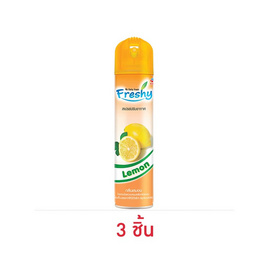เฟรชชี่ สเปรย์ปรับอากาศ กลิ่นเลมอน 300 มล. - Freshy, ของใช้เบ็ดเตล็ด